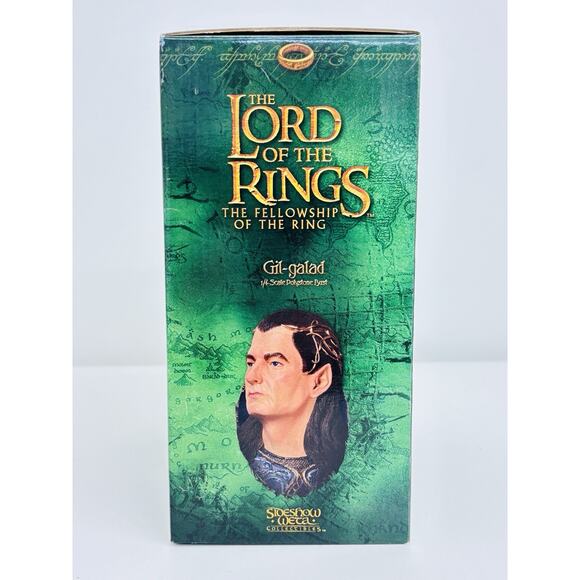 Sideshow Weta Gil-Galad 1:4 Bust Lord of the Rings Fellowship of the Ring New - Picture 4 of 7